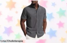 Camisa de lino para hombre PJ Paul Jones, ligera y fresca a un precio loco: ¡ofertón increíble que te hará sentir genial todo el día! No dejes pasar esta oportunidad única.