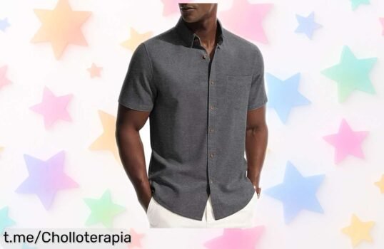 Camisa de lino para hombre PJ Paul Jones, ligera y fresca a un precio loco: ¡ofertón increíble que te hará sentir genial todo el día! No dejes pasar esta oportunidad única.