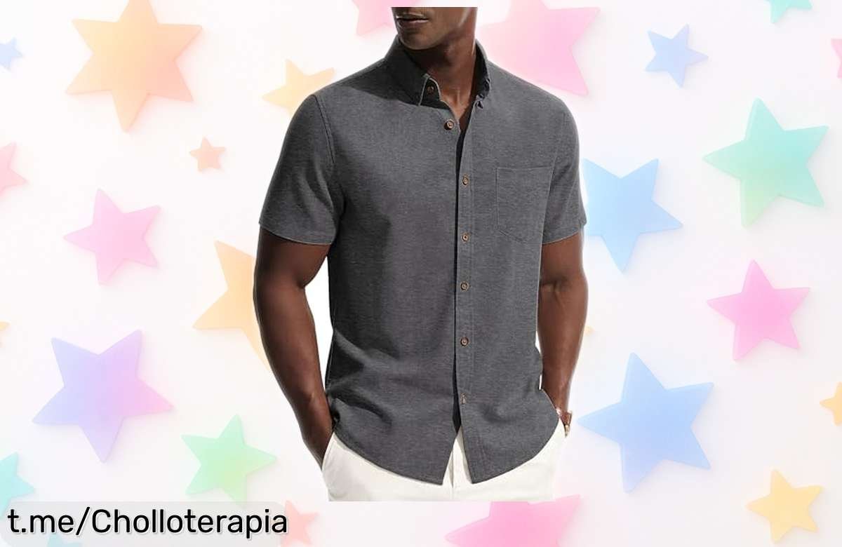 Camisa de lino para hombre PJ Paul Jones, ligera y fresca a un precio loco: ¡ofertón increíble que te hará sentir genial todo el día! No dejes pasar esta oportunidad única.