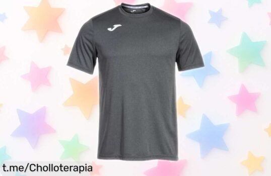 Camiseta Joma Combi M/C para hombre que seca al instante y te deja moverte como quieres, ¡aprovéchala ahora antes de que se acabe este precio increíble!