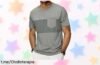 Camiseta básica de hombre Wayleb con bolsillo a precio loco, ideal para looks casuales sin complicaciones. ¡No se queda en tu armario!