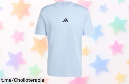 Camiseta básica para hombre Adidas, el clásico que siempre queda bien ¡ahora a un precio de escándalo! No te lo pierdas y renueva tu estilo ya.