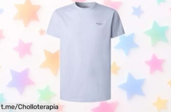 Camiseta básica para hombre Pepe Jeans Original, ¡un ofertón que se agota rápido y te hará sentir increíble cada vez que la uses!