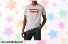 Camiseta de manga larga para hombre Levi’s con forro polar y cremallera, ¡un ofertón que no puedes dejar escapar! El abrigo perfecto a un precio loco, siente el calor hoy mismo.