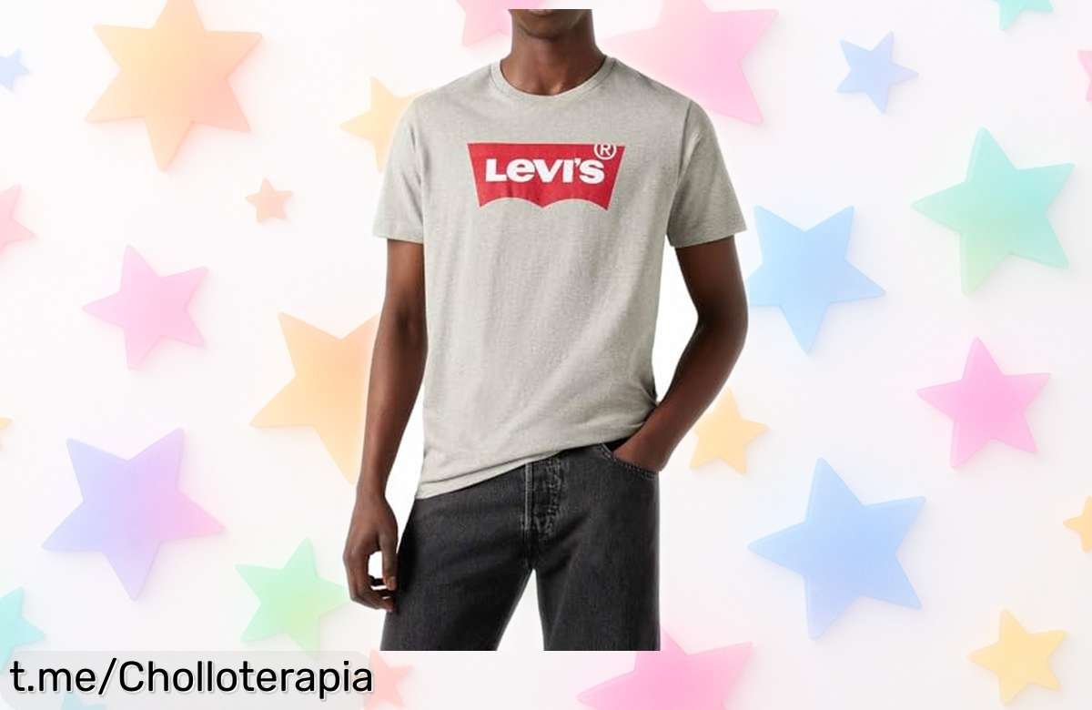 Camiseta de manga larga para hombre Levi’s con forro polar y cremallera, ¡un ofertón que no puedes dejar escapar! El abrigo perfecto a un precio loco, siente el calor hoy mismo.