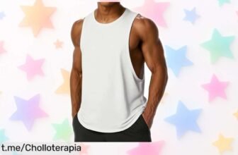 Camiseta de tirantes Wayleb para hombre, ideal para entrenos y salidas con amigos, ¡no te pierdas este precio loco que transformará tu look!