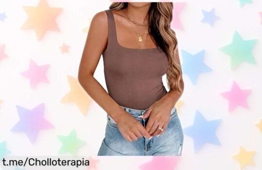 Camiseta de tirantes ajustada Zeagoo que realza tu figura y combina con todo, ¡precio regalado para lucir espectacular en cualquier ocasión!