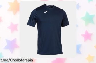 Camiseta hombre Joma Combi M/C con secado rapidísimo y cero rozaduras, ¡no dejes pasar este ofertón único que te hará moverte a tope!