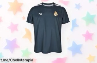 Camiseta oficial del Real Madrid con diseño premium a precio de escándalo; ¡lleva la pasión blanca contigo en cada momento!