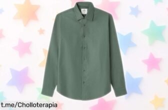 Camiseta verde Springfield Dobby Daily Easy Care: un ofertón ideal para tu día a día que no puedes dejar escapar, ¡dale un toque fresco a tu armario ya!