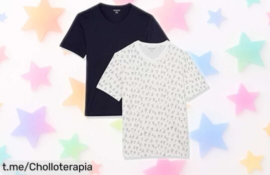 Camisetas de manga corta Amazon Essentials en pack de 2, perfectas para el día a día ¡Aprovecha esta oferta increíble y luce espectacular sin romper la hucha!