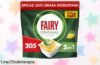 Cápsulas Fairy Original todo en uno para lavavajillas, pack de 5x(21+20) con rebaja espectacular que dejarán tus platos relucientes y a un precio increíblemente bajo. ¡No te lo pierdas!