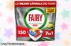 Cápsulas Fairy Platinum Plus Limón, 150 unidades para platos brillantes y limpios al instante; rebajadas a precio de locura, ¡no te quedes sin ellas!