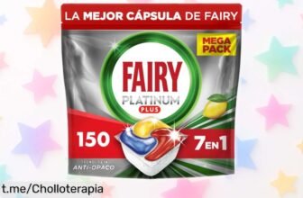 Cápsulas Fairy Platinum Plus Limón, 150 unidades para platos brillantes y limpios al instante; rebajadas a precio de locura, ¡no te quedes sin ellas!