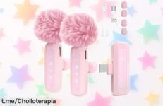 Captura audio increíble con el mini micrófono inalámbrico para móviles y PC, ¡aprovecha este super chollo antes de que se acabe y graba tus vídeos como un profesional!