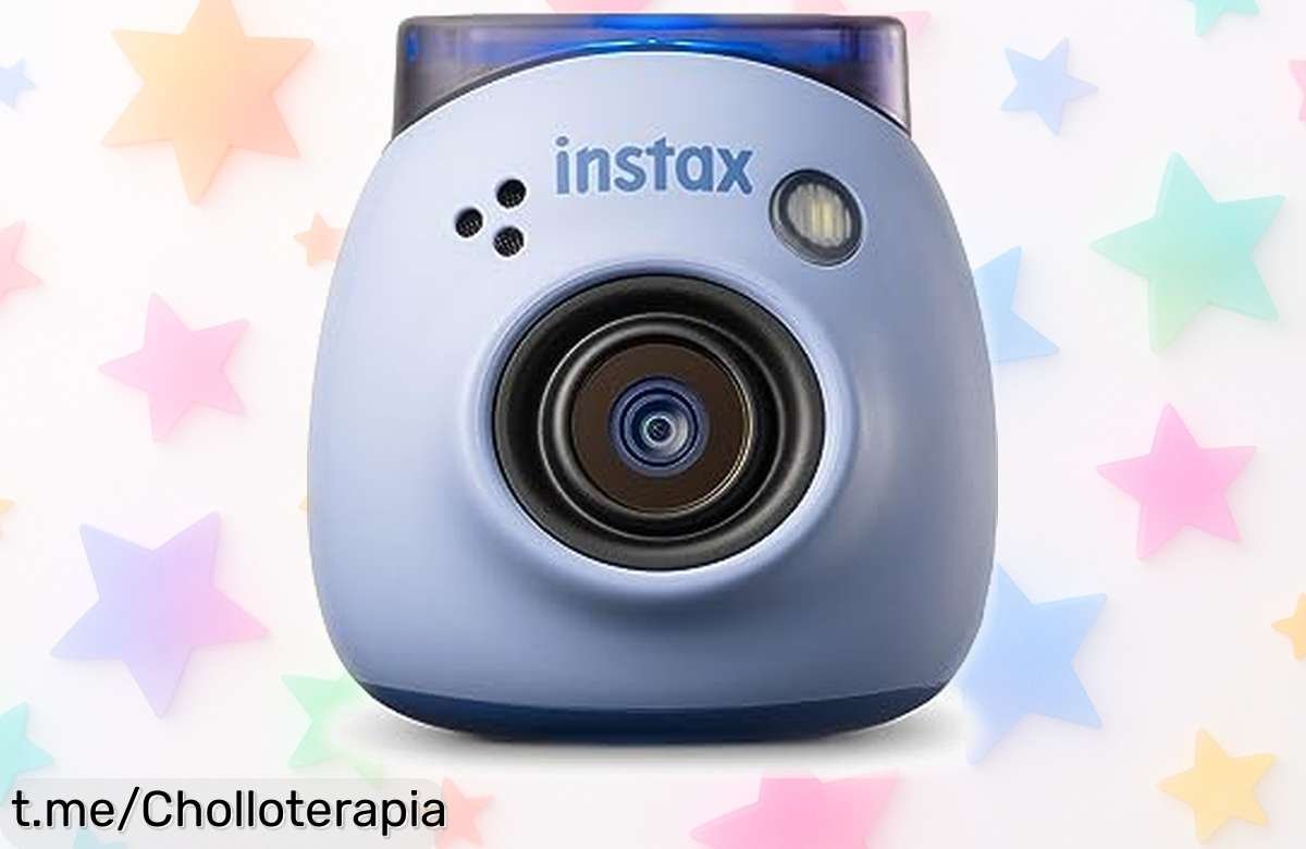 Captura momentos únicos y diviértete con la cámara instantánea instax PAL Lavender Blue, ¡un super chollo para imprimir recuerdos al instante desde tu móvil!