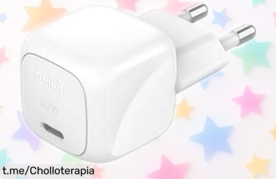 Cargador de pared Belkin BoostCharge Compact 30W, ¡precio loco y velocidad a tope para que tu móvil nunca se quede sin energía! No esperes más y date prisa.