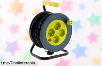 Carrete doméstico Zenitech 15m: aguanta hasta 2300W y se apaga solo, ¡una seguridad brutal a precio de ganga que no puedes dejar pasar!