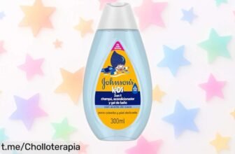 Champú 3 en 1 Johnson’s Kids con aceite de coco, ¡un ofertón que evita llantos! Cuida el cabello y la piel de los peques mientras juegan. Aprovecha este descuento único ahora mismo.