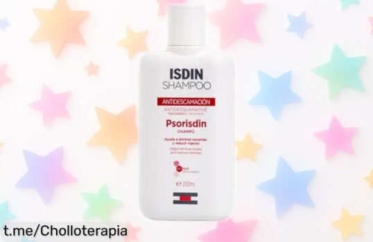 Champú Isdin Psorisdin Control que elimina escamas y calma el picor de forma rápida, ¡descuento brutal para decir adiós a tus molestias ya!