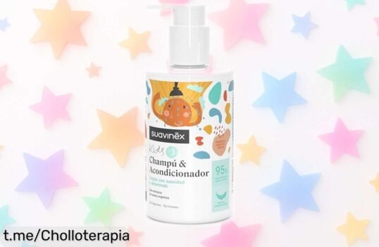 Champú acondicionador Suavinex para peques: Cuida su piel sin lágrimas y con un precio rebajado que no puedes dejar escapar, ¡la hora del baño se convertirá en pura diversión!