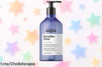 Champú reparador Blondifier Gloss de L'Oréal con un precio loco que transformará tus mechas en brillo y fuerza al instante, ¡no dejes pasar esta oportunidad para mimar tu pelo!