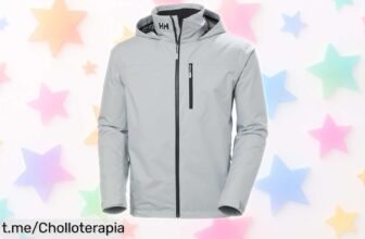 Chaqueta con capucha Helly Hansen que te protege del viento y la lluvia a precio de risa, ¡no dejes pasar esta oportunidad única de sentir el calor en tu piel!
