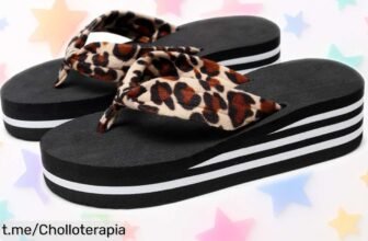 Chenclas con cuña de 5 cm que elevarán tu verano, ¡este reglo es para ti! No te quedes sin este super chollo y deslumbra en la playa o vacaciones.