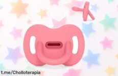 Chupete de silicona Suavinex ideal para dormir, blandito y flexible; un ofertón que hará sonreír a tu peque desde el primer día—¡no te quedes sin él!