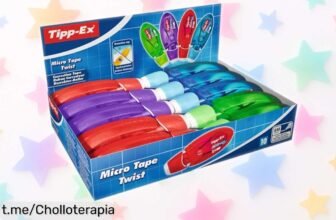 Cinta correctora TippEx Micro Tape Twist en 10 unidades, ¡un precio de escándalo que hará brillar tus tareas! No te quedes sin ella, elige tu color y mejora tu trabajo ya.
