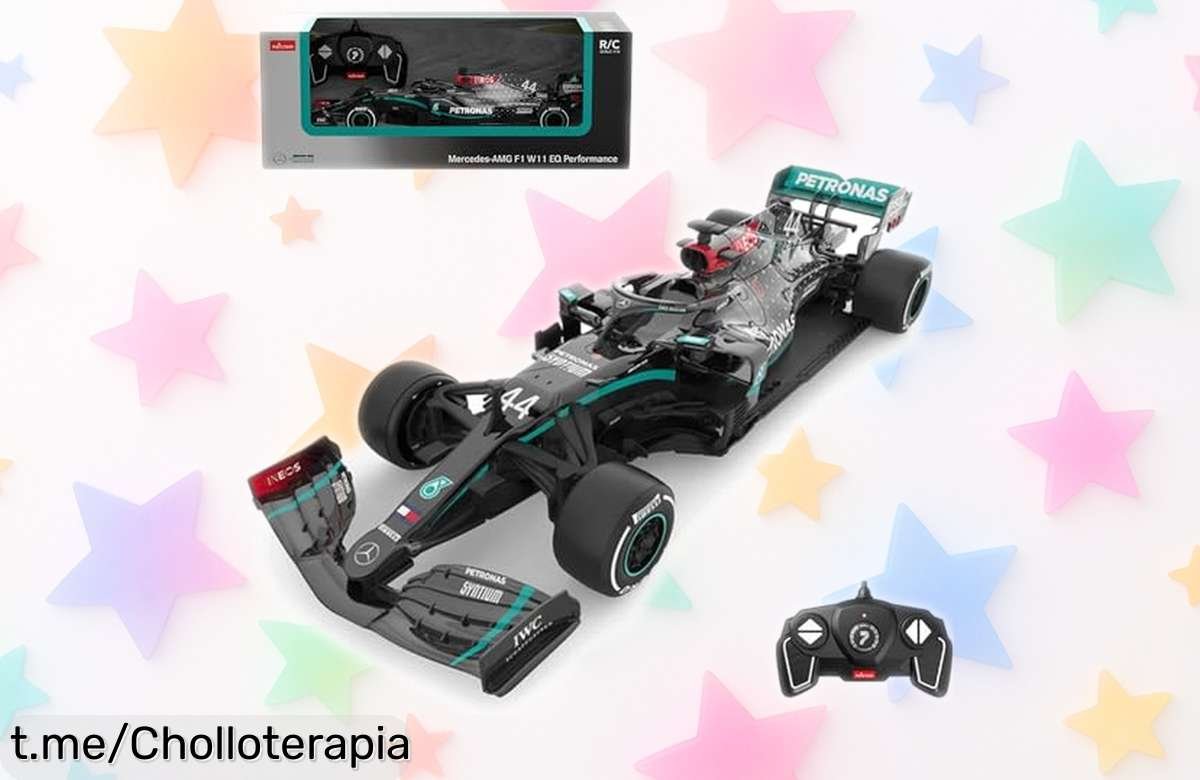 Coche teledirigido Mercedes F1 AMG W11 con licencia oficial. ¡Corre como un campeón y vive la emoción de las carreras a precio regalado!