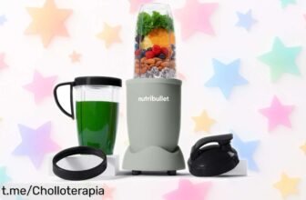 Cocina fácil y saludable con la batidora Nutribullet Pro NB907 a un precio de escándalo, ¡aprovecha este ofertón y sorprende a todos con tus deliciosos batidos!