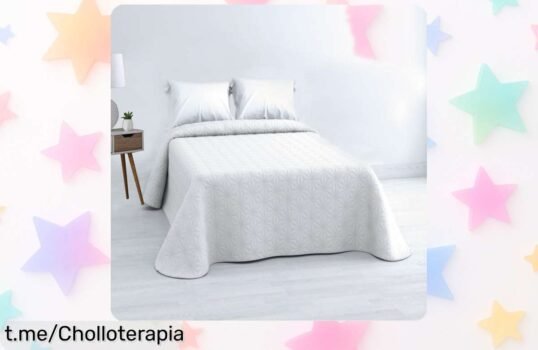 Colcha Bouti de El Jinete Hogar, fresquita y reversible: ¡El ofertón que hará tus noches perfectas! No pierdas la oportunidad de dormir sin calor.