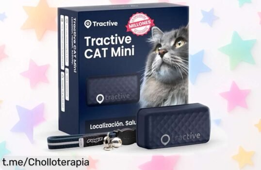 Collar GPS para gatos Tractive Mini que te muestra su ubicación en tiempo real y mejora su salud, todo por un precio de escándalo. ¡No pierdas esta oportunidad única!