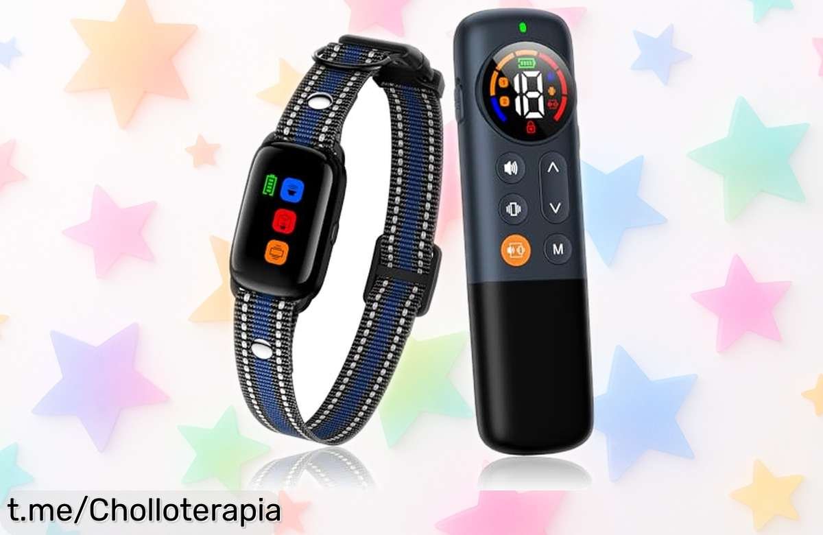 Collar de adiestramiento con mando a distancia para perros, seguro y sin dolor: ¡super chollo para lograr un hogar en armonía ya!