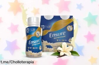 Complemento alimenticio Ensure Nutrivigor en pack de 4 botellas: ¡Ofertón para llenar de energía tus días y fortalecer tu cuerpo a precio loco! No te lo pierdas.