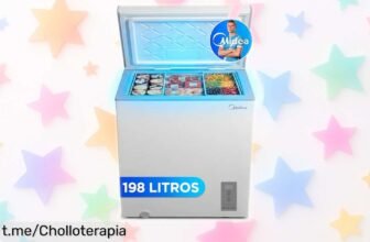 Congelador horizontal pequeño MIDEA Arcon 198L, el súper chollo que convierte tu espacio en frigorífico y aguanta frío hasta 100 horas sin luz. ¡No dejes pasar esta oportunidad única!