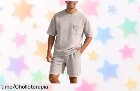 Conjunto de camiseta y pantalón corto Genérico 2026: ¡super chollo con tela transpirable a un precio regalado, llévate 2 y no te quedes sin tu estilo fresco!