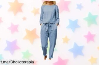 Conjunto de dos piezas para mujer, estilo comfy que combina elegancia y deporte a un precio rebajado que ni te imaginas. ¡Paséate con estilo sin gastar en exceso!