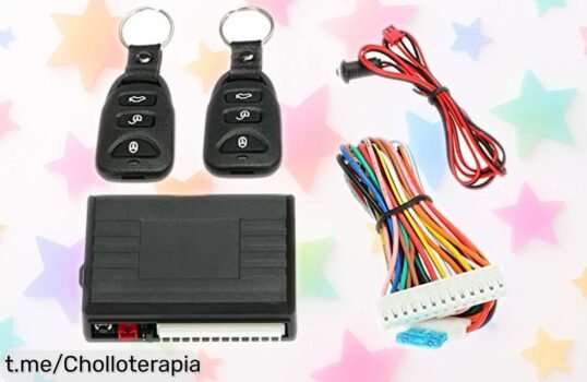 Control remoto universal Shkalacar para coche: bloqueo central, aviso LED y acceso al maletero instantáneo a un precio de locos que no podrás dejar pasar.