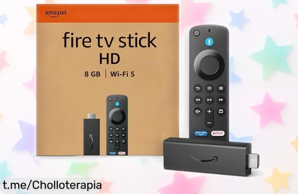Convierte tu tele en Smart con el increíble Fire TV Stick HD de Amazon, ahora a un precio rebajado que no puedes dejar pasar ¡disfruta del mejor entretenimiento sin límites!