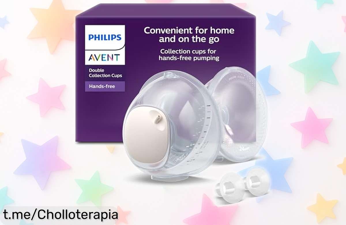 Copas recolectoras dobles manos libres Philips Avent SCF439/01, el ofertón que esperabas para cuidar a tu bebé mientras mantienes todo bajo control. ¡No dejes pasar esta oportunidad!