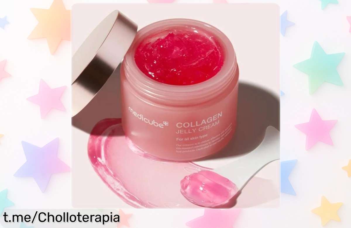 Crema gelatina hidratante y reafirmante Medicube con colágeno, ahora a un precio de escándalo para que tu piel brille como nunca. ¡No te lo pierdas!