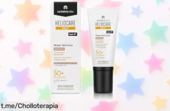 Crema hidratante con color y protección solar Heliocare 360° Color Water Gel a un precio loco: cuida tu piel, iguala tu tono y olvídate de la rutina por 48 horas. ¡No te lo pierdas!