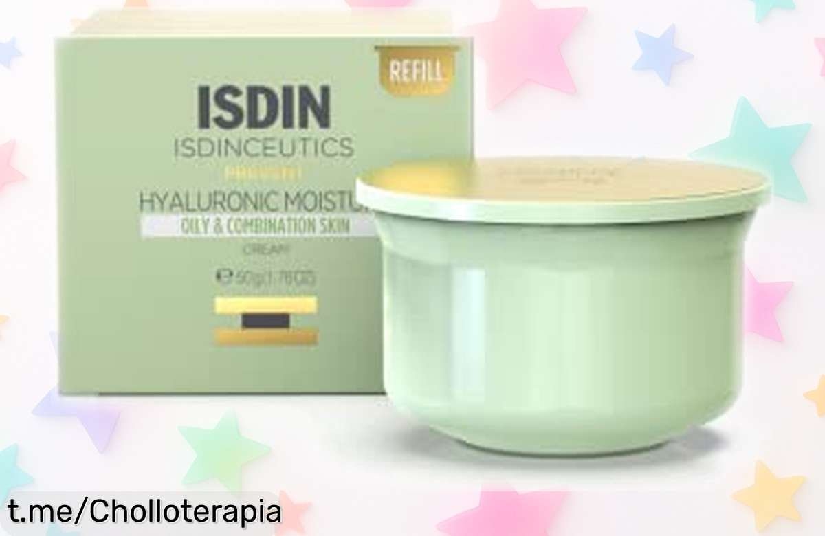 Crema hidratante ligera ISDINCEUTICS para piel grasa y mixta, ¡ofertón increíble! Controla el brillo y disimula poros. No dejes pasar esta oportunidad que querrás tener en tu rutina diaria.