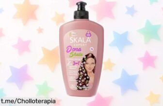 Crema para peinar Skala Expert “Dona” 250gr, un chollazo que deja tu cabello suave y brillante en solo 3 minutos. ¡No dejes pasar esta oportunidad para lucir espectacular!