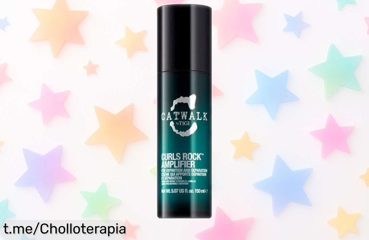 Crema para rizos Bed Head by TIGI Catwalk que controla el encrespado y añade brillo, ¡ahora a un precio loco que no puedes dejar pasar!