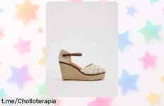 Cuñas artesanales con puntera cerrada, elegancia y un tacón de 9 cm a un precio alucinante que hará brillar tus outfits. No dejes pasar esta oportunidad única de estilo y ahorro.