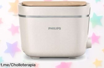 Deliciosa tostadora Philips HD2640/10 con 8 niveles de tueste, ¡rebajada a un precio loco! Tu desayuno perfecto está a solo un clic. No te la pierdas y empieza el día con sabor.