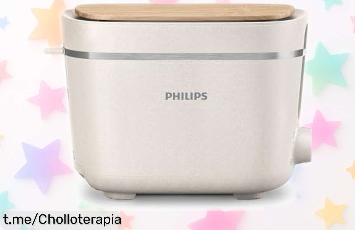 Deliciosa tostadora Philips HD2640/10 con 8 niveles de tueste, ¡rebajada a un precio loco! Tu desayuno perfecto está a solo un clic. No te la pierdas y empieza el día con sabor.